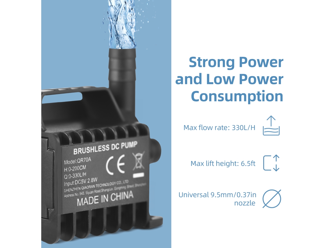 Bomba Submersível Elétrica LAXISCREED 330l/h 6.5ft