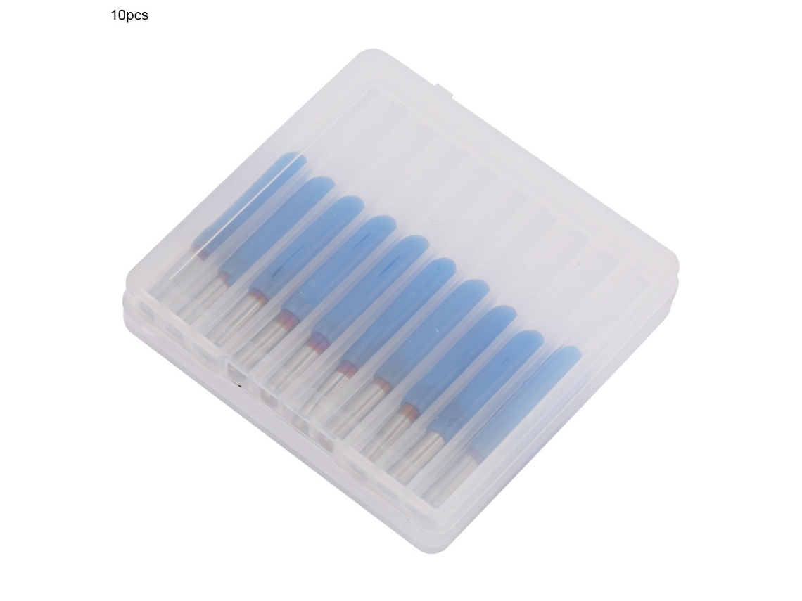 10pcs Broca Cnc De Aço Tungstênio Com Revestimento Azul 3.175(40°) Conjunto De Lâmina De Gravura Em Madeira