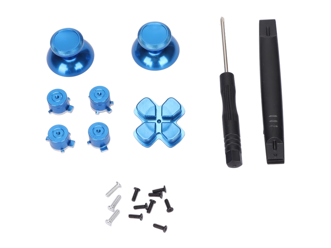 Botões Abxy de alumínio, para Playstation 5, CHABERLU