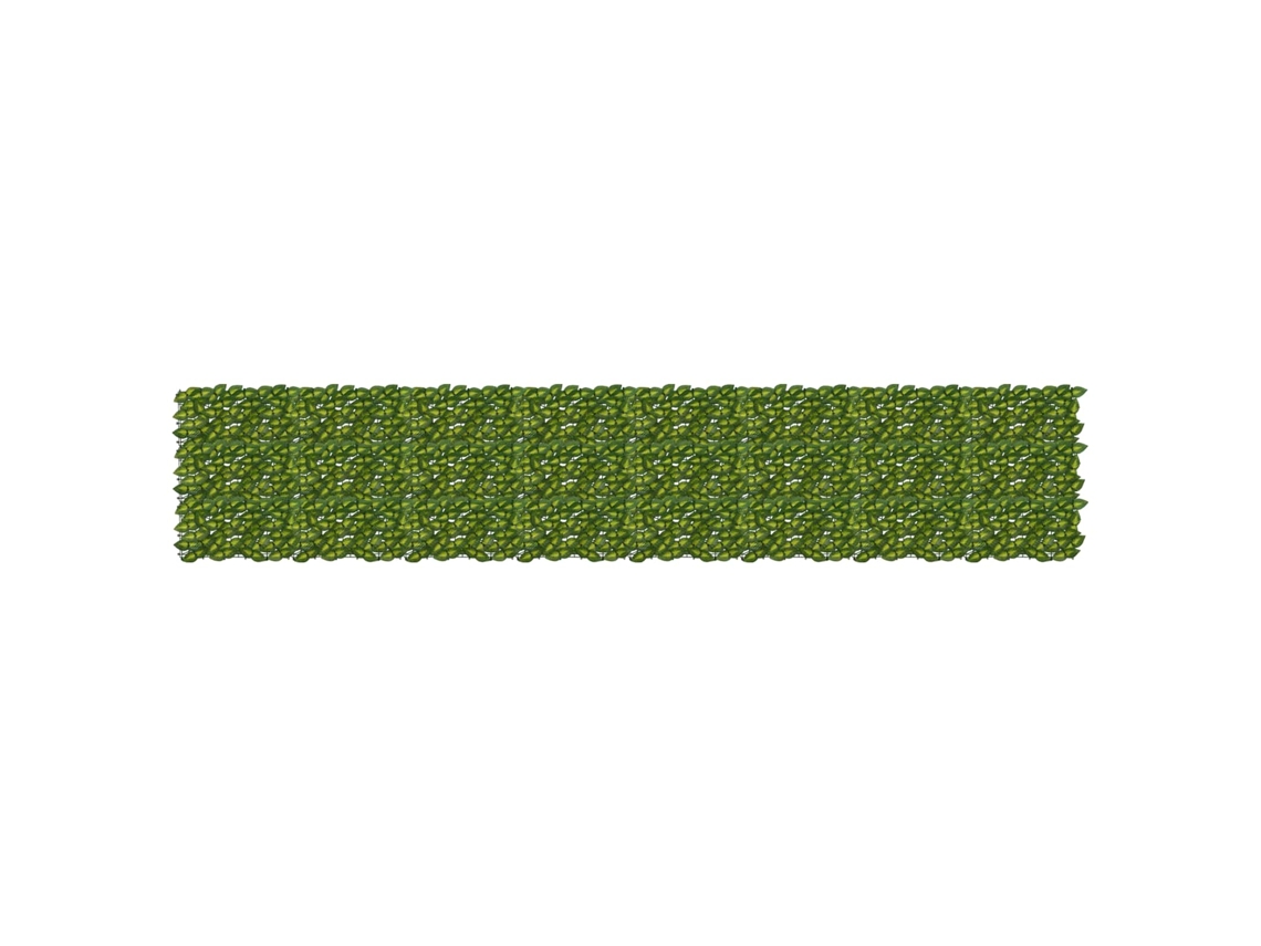 Vidaxl Tela De Varanda Com Folhas Verde E Amarelo 400 X 75 Cm