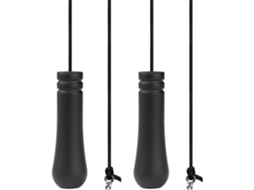 Conjunto De 2 Correntes Pretas Com Pega Ergonómica E Cabo 1,5 M Para