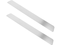 Conjunto de 2 tiras metálicas para quadro de avisos magnético com adesivo na parte traseira, tiras de ferro para fixação.