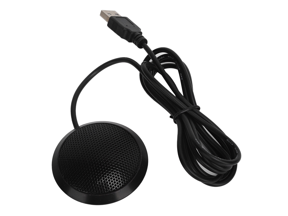 Aetheria microfone Usb Portátil Omnidirecional de Mesa com Captação 360 Graus para Reuniões e Live