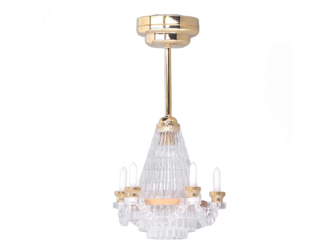Mali lâmpada de Candelabro em Miniatura 1:12 Estilo Europeu Vintage para Acessórios de Casinha de Bonecas Led