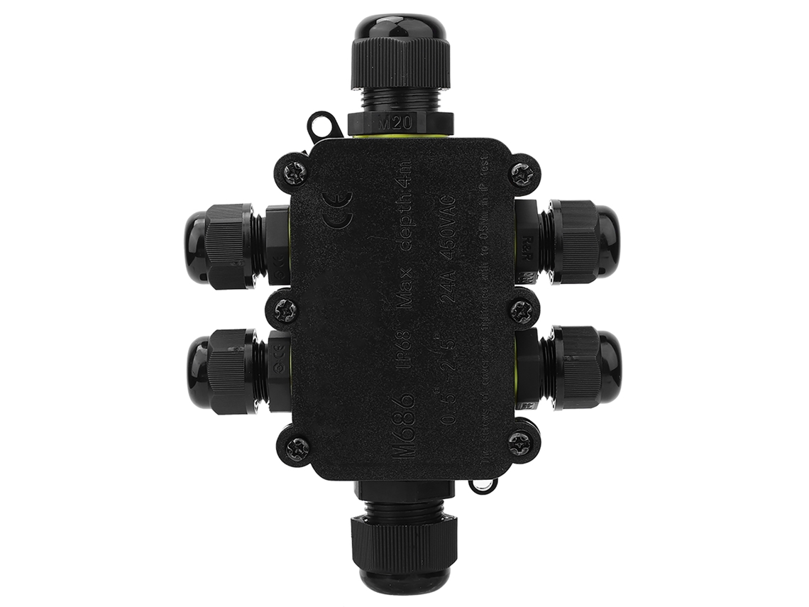 Caixa De Junção Plástica Ip68 5m Submersível T100