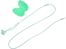 Fones De Ouvido Com Fio Para Fone E Alta Som, Cor Verde, Celular