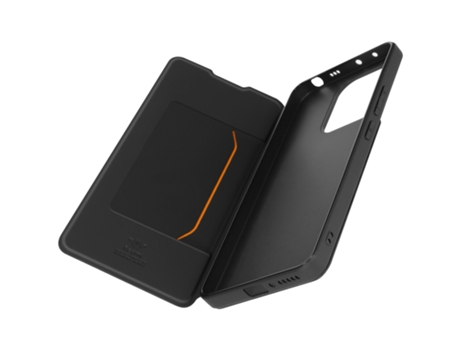 Xfm Capa De Aba Por Xiaomi Redmi Note 13 4g Porta-cartões Com Correia De Pulso Preto