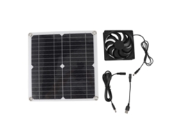 Ventilador Solar Portátil (iluminação, Energia Solar)
