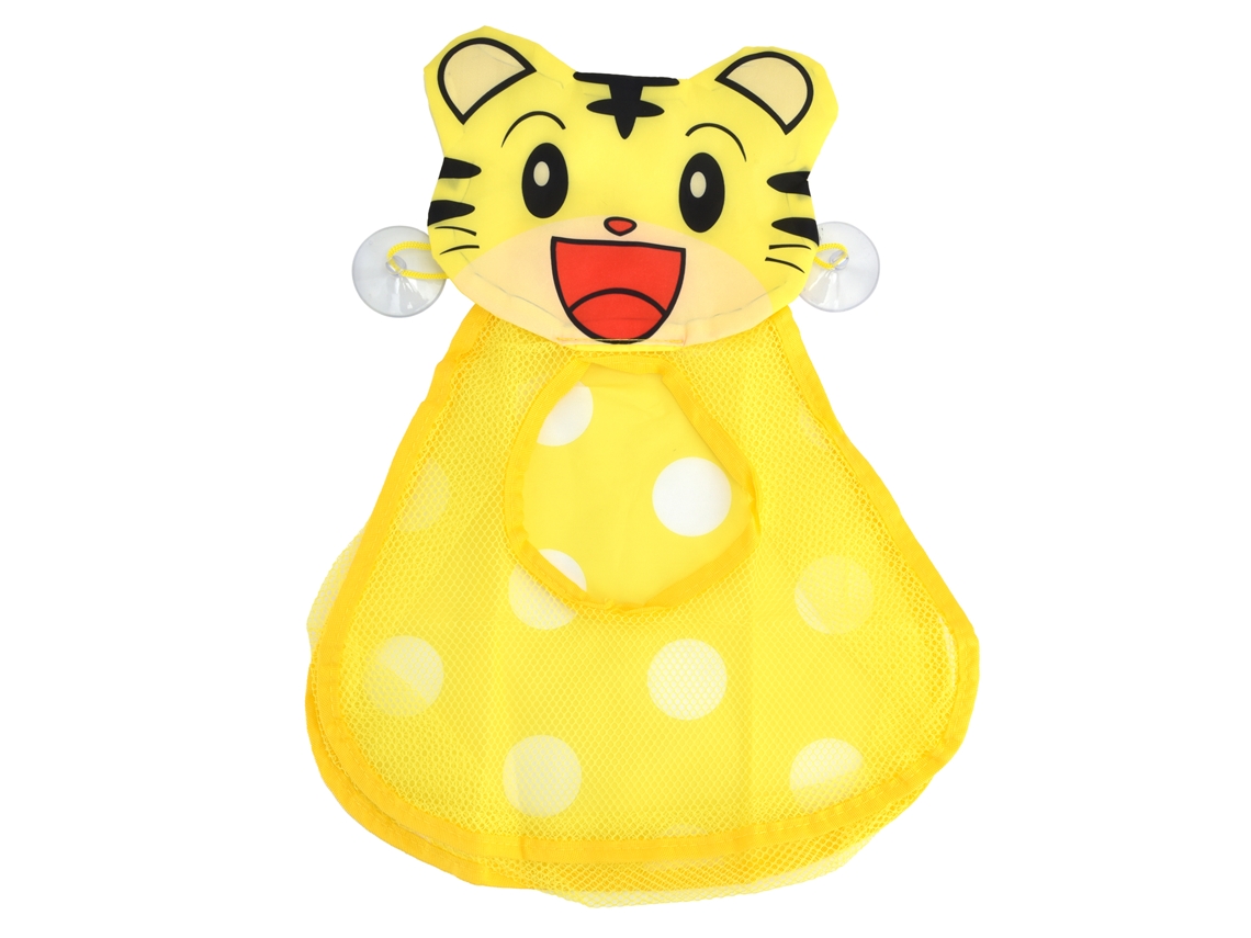 Primerox saco de Armazenamento para Brinquedos de Banho com Ventosas Organizador de Tigre Rede Suspensa