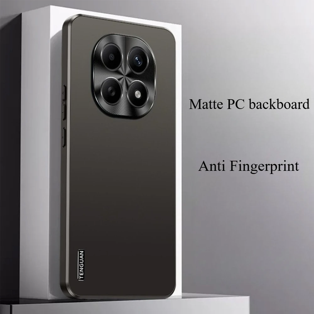 (preto, Redmi Note 15 Pro) Capa Com Acabamento Metálico Fosco E Toque Acetinado Resistente A Impactos, Quedas E Marcas De Dedos