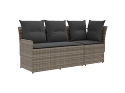 Maison Exclusive - 2 Unid. Sofá De Braços Para Jardim Com Sofá De Canto