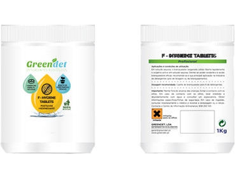 Pastilhas Higienizantes GREENDET F- Hygiene Tablets (1 Kg)