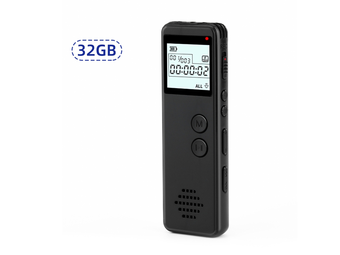 Grabadora Digital De Voz Activada Com Redução De Ruído