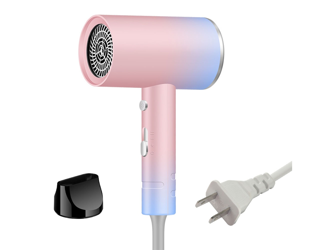 Secador de Cabelo Secador de Cabelo Iônico Profissional para Cuidados com O Cabelo Poderoso Secador de Vento Quente/Frio Secador de Cabelo JEDBESETZT