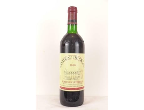 Vinho Tinto CHÂTEAU DE CRAIN 1988 (75 cl - 1 unidade)