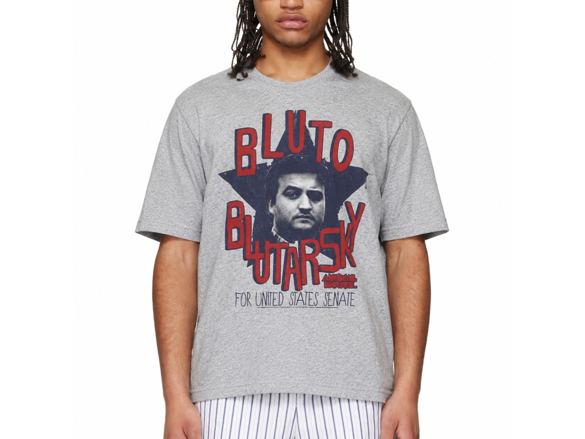 Rockinstone Animal House Movie Bluto 2014 Heather Gray Adult T-shirt Size:xxxl