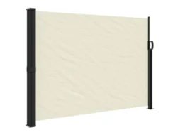 Toldo lateral retrátil VIDAXL cor creme