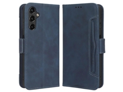2026 capa de Couro Pu para Samsung Galaxy A14 5g com Slot de Cartões e Suporte Magnético