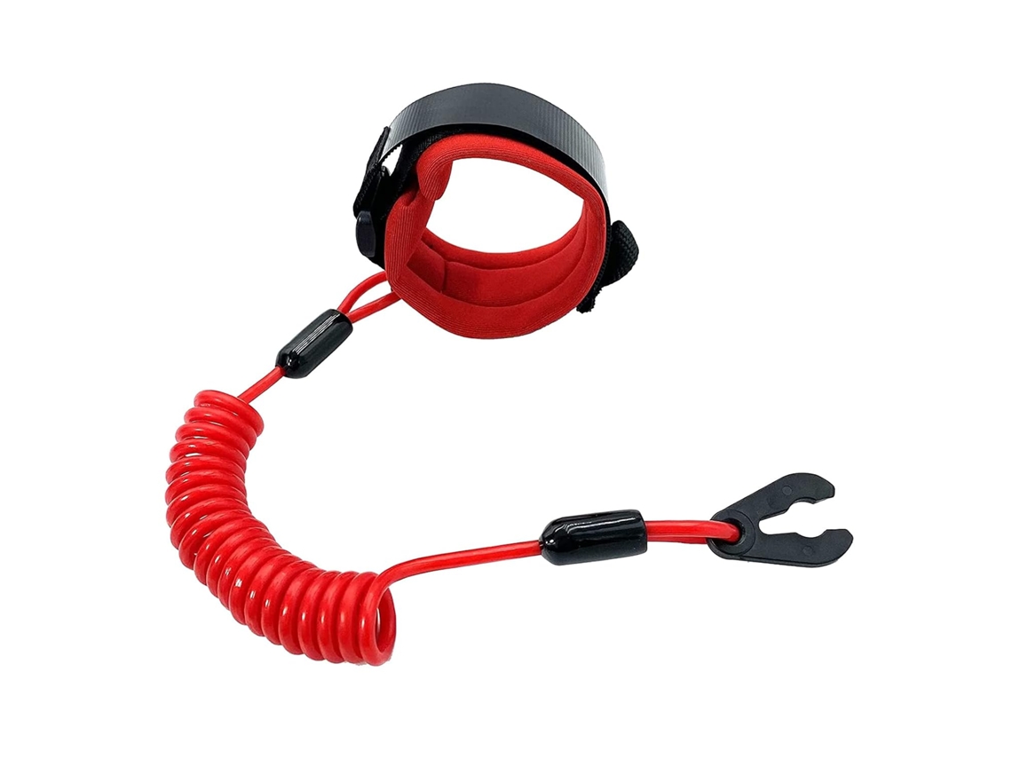 Cordão De Segurança Com Alça Pulso Para Uso Náutico, 160cm 63 Polegadas De Comprimento