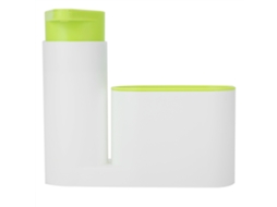 Kit De Armazenamento Detergente Pia Esponja Lavagem Multifuncional Verde