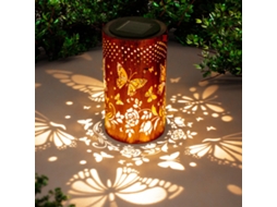 Lâmpada Solar Borboleta Oca Design De Led Suspenso Em Metal À Prova Dágua E De Ferrugem Decoração De Pátio/quintal/caminho Zeuxo