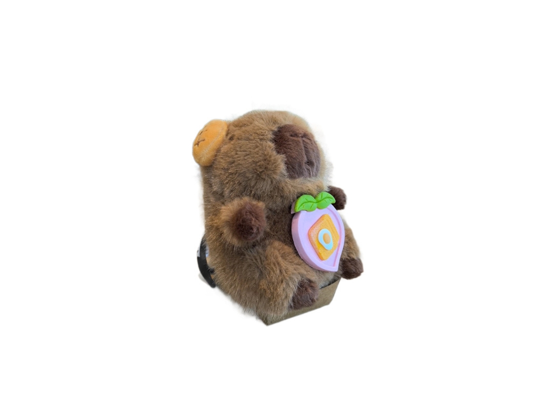 Brinquedo de Pelúcia Capivara Chaveiro Fofo Versão Paleta de Tintas CHABERLU