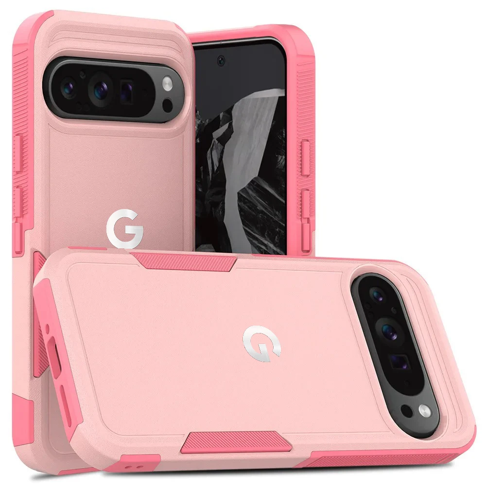 (rosa, Google Pixel 10 Pro Xl) Capa De Celular Blindada Ott Resistente A Quedas De Nível Militar, Robusta E Durável, À Prova De Choque.