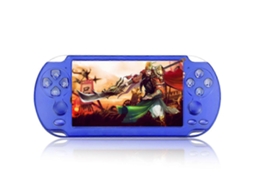 Console Portátil Retrô X9 com 10.000 Títulos Clássicos, Tela de 5,1 Polegadas, 8gb, Azul AQUAFORGE
