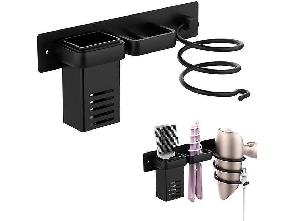 Suporte de Parede para Secador Cabelo Cabelo, Organizador Acessórios Ces To com Gancho P GOKOCO