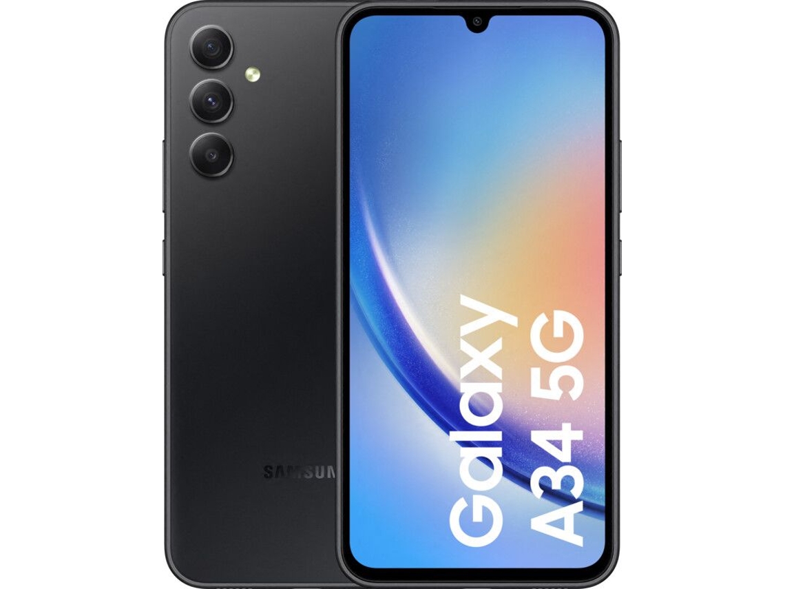 Galaxy A34 5g Samsung (recondicionado Como Novo 128 Go Negro) (dual Sim)