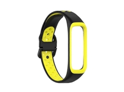 Pulseira De Silicone Bicolor Para Samsung Galaxy Fit 2 Sm-r220