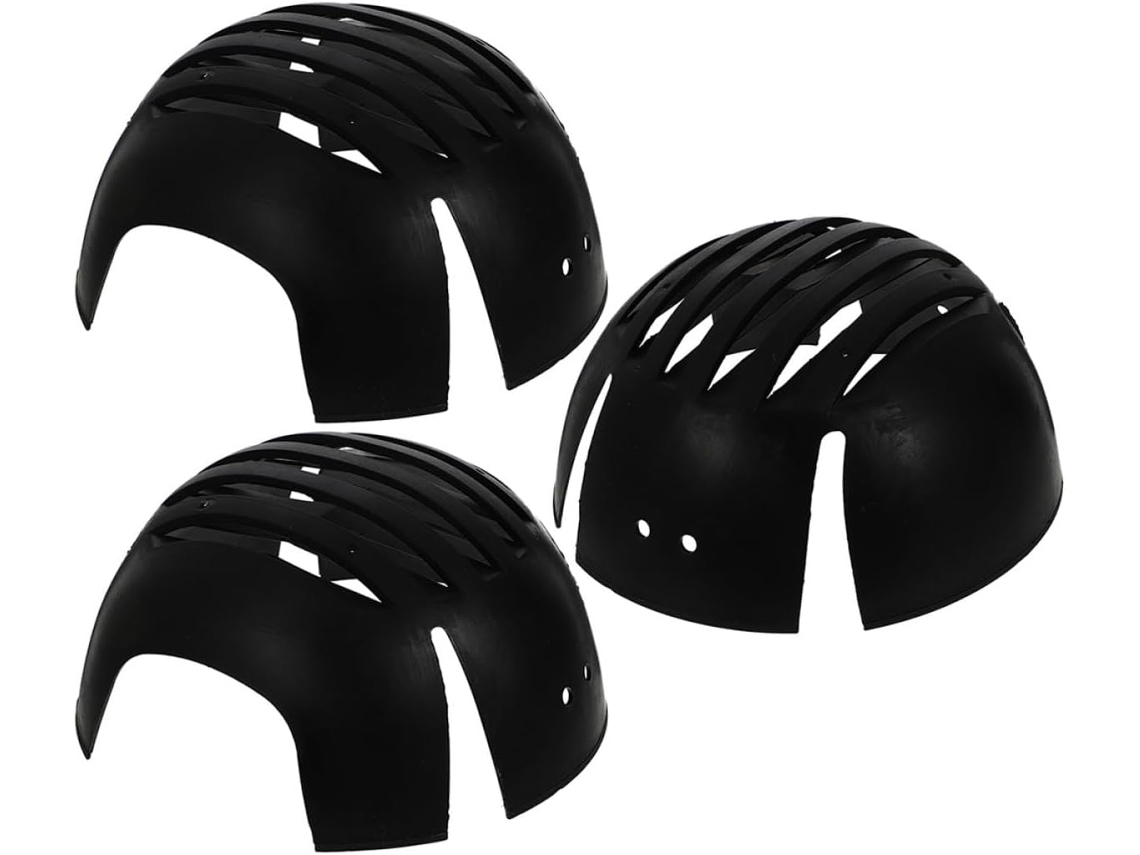 Conjunto De 3 Inserções Universais Pretas Para Capacete Segurança,forro,plugue Absorvente...