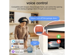 Controlador de Portão de Garagem Wifi Tuya com App e Temporizador