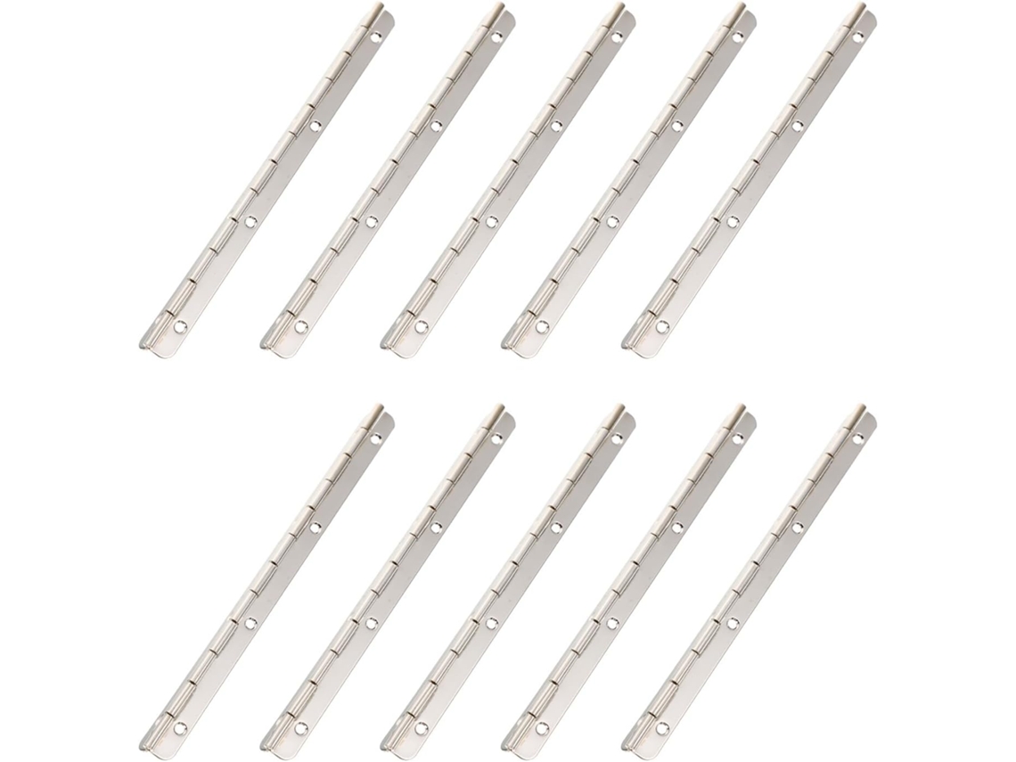 Conjunto De 10 Dobradiças Ferro Resistentes Para Armários, Reforçadas