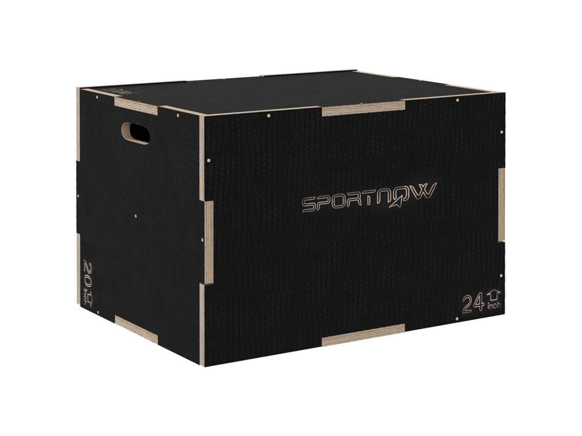 Caixa de Salto Robusta 76x61x51 Cm (cabo 10x3,5 Cm, Até 120 Kg, Preto)