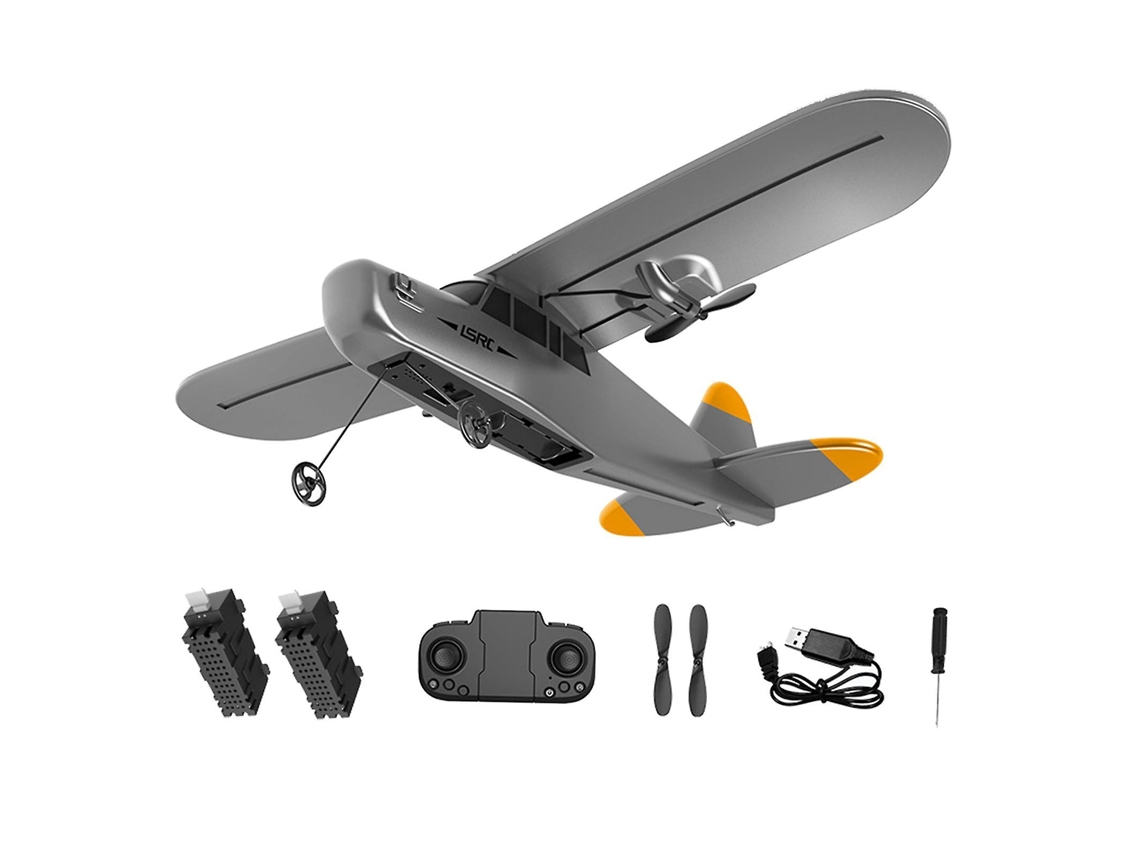 Avião De Espuma Cessna 2.4g Rc Para Presentes De Natal Para Adultos E Crianças Sem Luz, 1 Bateria Olysi Shop