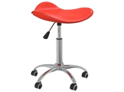 Salon Spa Stool, Salon Spa Stools Vidaxl Vermelho Couro Artificial