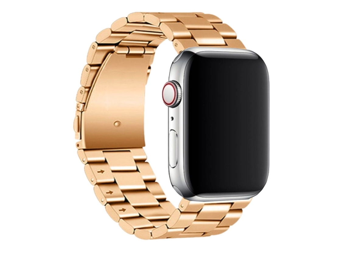 Bracelete Aço Ajustável para Apple Watch Series 6 40mm Rose Gold  VENISYMLIS 