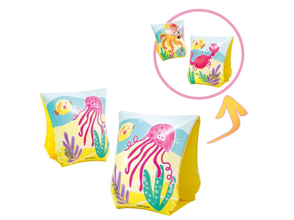 Braçadeiras De Natação Polvo 23 X 15 Cm Intex 58652