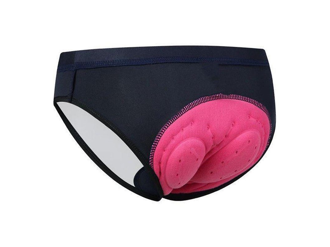 Calcinha Ciclismo Feminina com Camada de Proteção Molhagem Absorvente Material Elástico e Confortável para Uso Toda a Estação Azul Escuro L