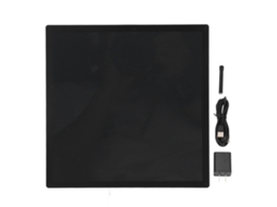 Tela LED matriz 32x32 pontos multicolor programável com controle app relógio digital decoração mesa parede EUA