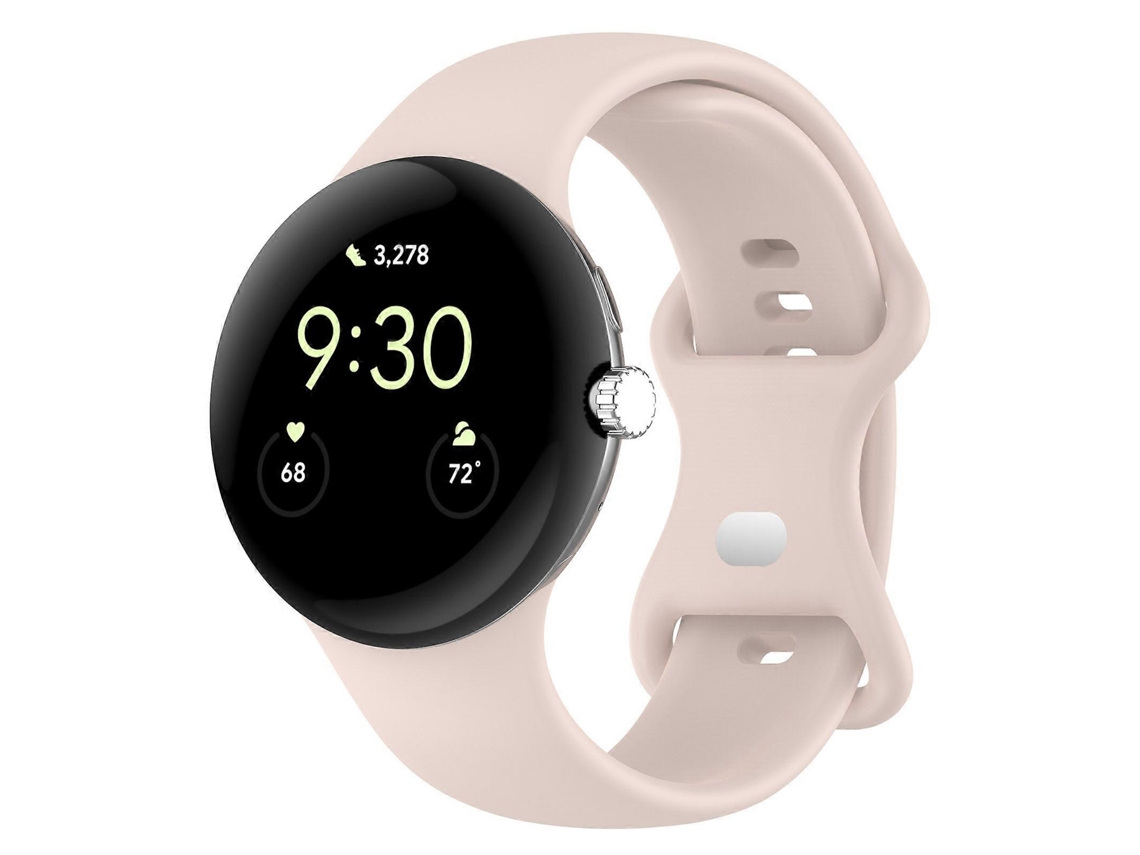 Pulseira De Silicone De Cor Sólida Para Google Pixel Watch 2