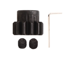 Engrenagem Pinion De Motor Rc 12t Aço Ara311052bl Acessório De Substituição Para Carro Rc Com Parafusos E Chave Hexagonal