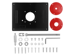 Placa Insertável De Mesa De Roteador De Liga De Alumínio Multifuncional Para Ferramentas De Carpintaria E Máquinas De Gravura