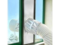 Kit De Vedação Para Janela Ar Condicionado Portátil Com Ventilação Camada Dupla, Tecido Isolante Extra Grosso Revestido