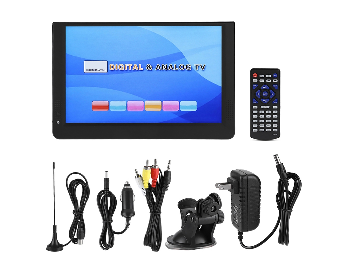 Tv Portátil 1080p Com Tela De 12 Polegadas