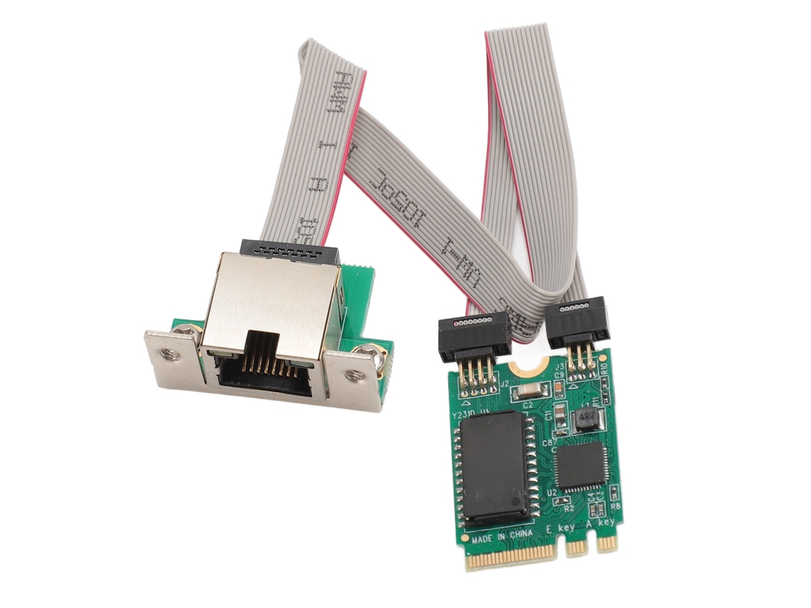 Adaptador De Rede Gigabit Mini Pcie Placa De Ethernet 10/100/1000mbps Duplex Completo E Half