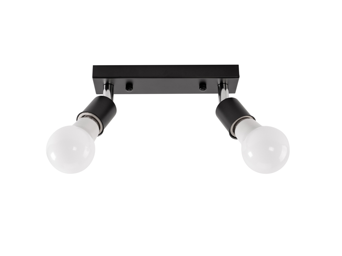 Luminária De Teto Toollight App696 2c Preta