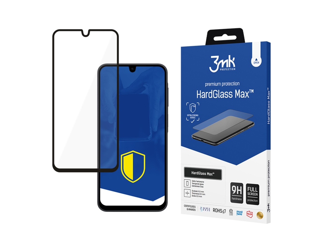 Película Protetora 3mk Hardglass Para Samsung Galaxy A17 5g 4g Com Fácil Aplicação.