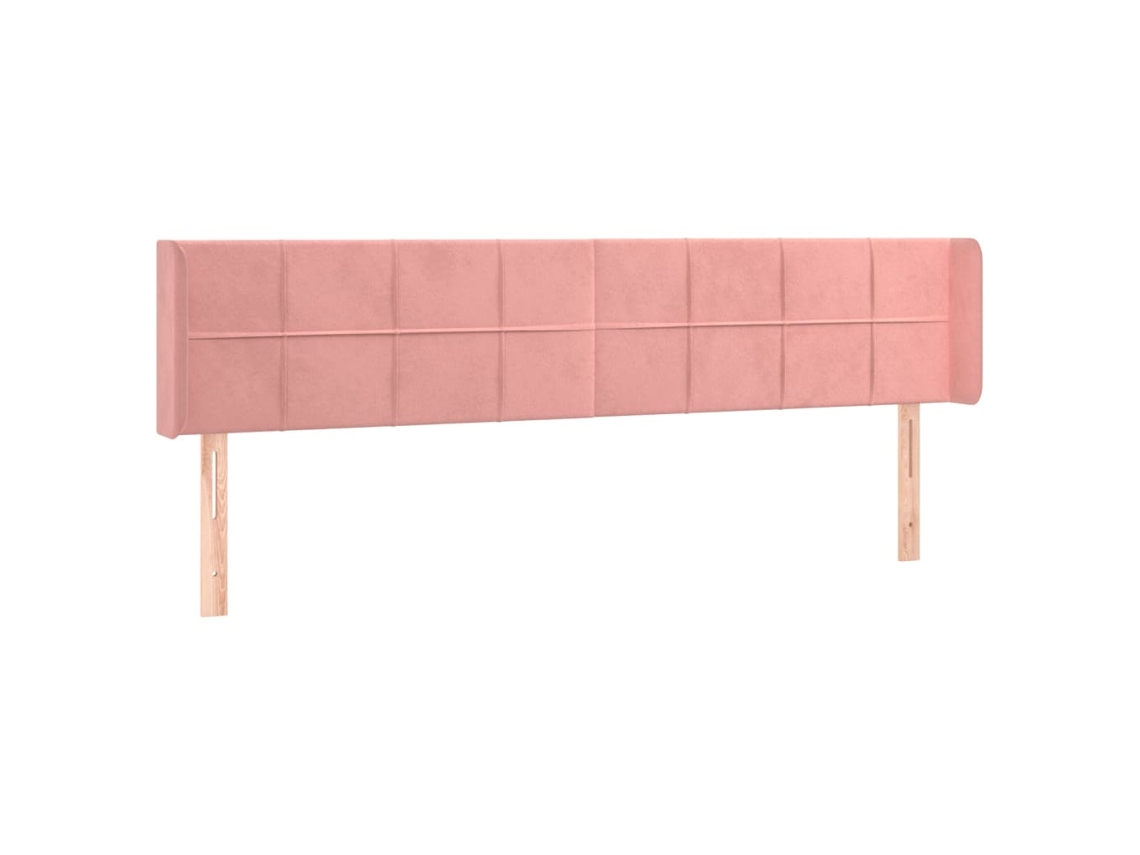 Headboard, Headboards Vidaxl Cor-de-rosa Veludo (163 X 16 X 78/88 Cm)